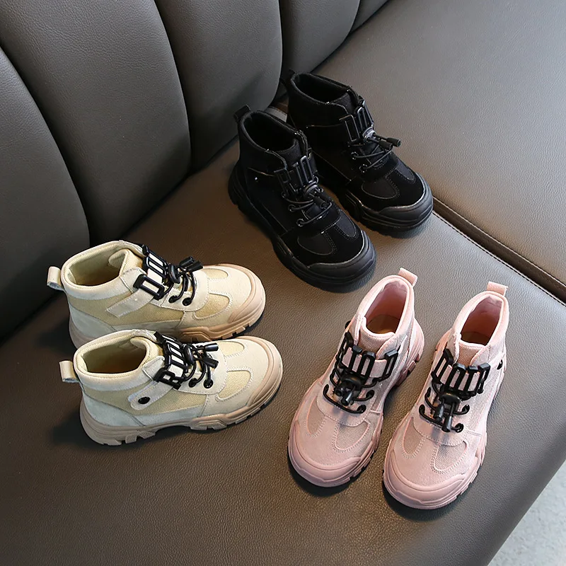 Children's Fashion Boots Autumn and Winter 2019 New Boy's and Girl's Splicing Solid Color Magic Stick Kid's Riding Boots
Children's Fashion Boots Autumn and Winter 2019 New Boy's and Girl's Splicing Solid Color Magic Stick Kid's Riding Boots