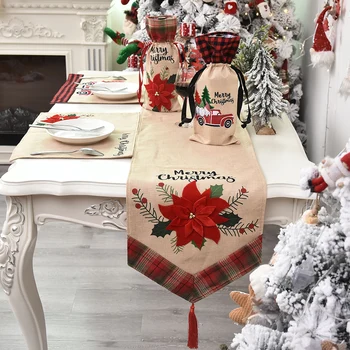 Christmas Table Decoration Table Flag Table Mat Tablecloth XMAS Party Supplies Party Dinner Non-slip Table Runner
Christmas Table Decoration Table Flag Table Mat Tablecloth XMAS Party Supplies Party Dinner Non-slip Table Runner