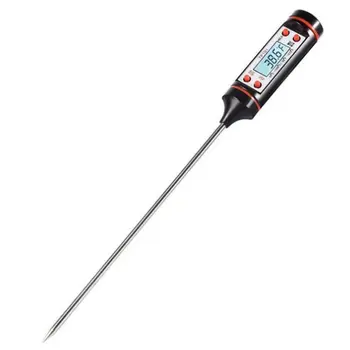 Large Plug-In Pen Type Meat Thermometer Digital BBQ Thermometer Electronic Cooking Food Thermometer Water Milk Kitchen Supplies
Large Plug-In Pen Type Meat Thermometer Digital BBQ Thermometer Electronic Cooking Food Thermometer Water Milk Kitchen Supplies