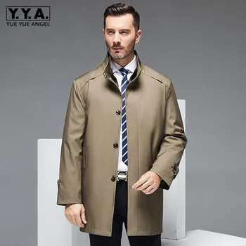 Autumn Business Man Mid Long Trench Coat Mens Slim Fit Stand Collar Windbreaker Thick Dust Coat Office Work Casual Sobretudo
Autumn Business Man Mid Long Trench Coat Mens Slim Fit Stand Collar Windbreaker Thick Dust Coat Office Work Casual Sobretudo