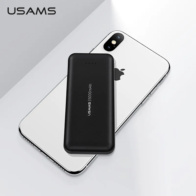 USAMS Mini Power Bank 5000mAh Fast Charging Portable Charger Powerbank Dual input External Battery Poverbank for iPhone Xiaomi
USAMS Mini Power Bank 5000mAh Fast Charging Portable Charger Powerbank Dual input External Battery Poverbank for iPhone Xiaomi