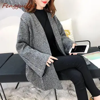 New Solid Cardigan Long Sleeve Long Knitted Sweater Women Open Stitch Winter Sweters Women Autumn 2020 Loose Cardigan Muj
New Solid Cardigan Long Sleeve Long Knitted Sweater Women Open Stitch Winter Sweters Women Autumn 2020 Loose Cardigan Muj