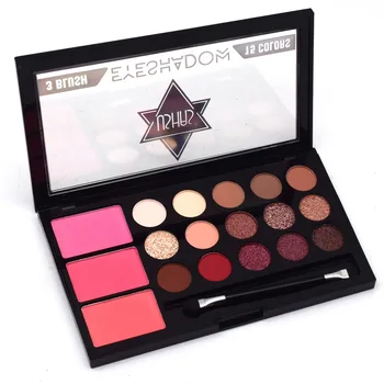 15 Colors Glitter Eyeshadow Waterproof Matte Eye Shadow 3 Colors Blush With a Brush Pigment Palette Maquillage Facial Cosmetics
15 Colors Glitter Eyeshadow Waterproof Matte Eye Shadow 3 Colors Blush With a Brush Pigment Palette Maquillage Facial Cosmetics