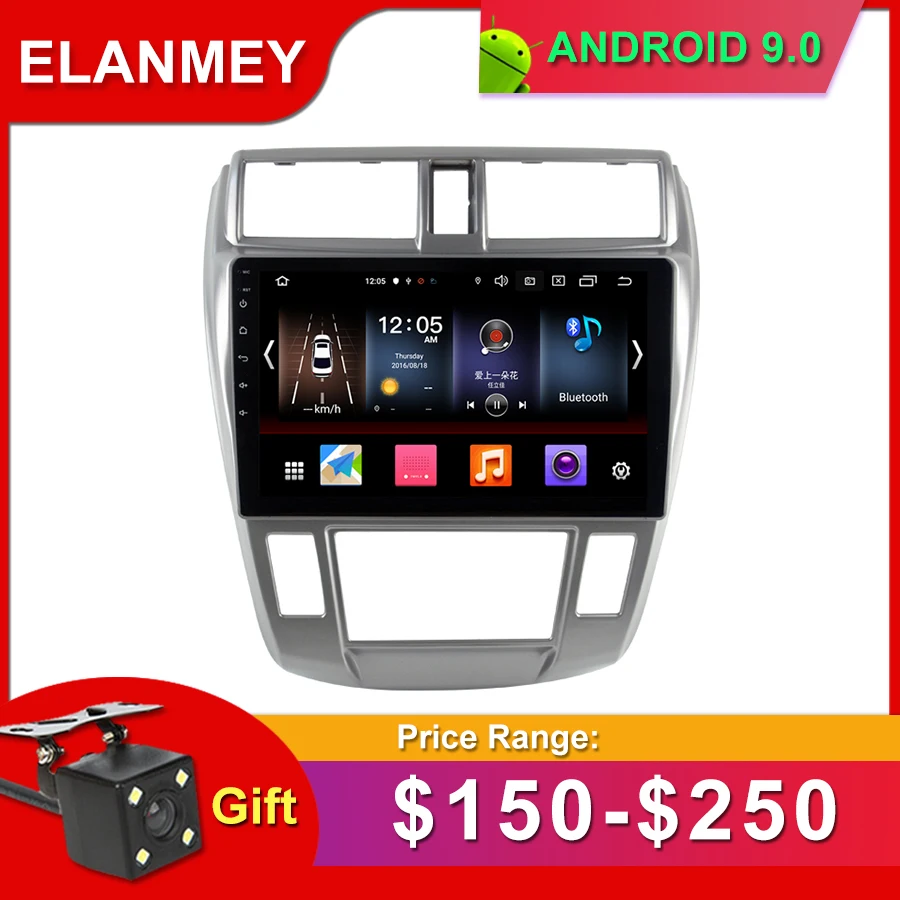 Gift Camera Car Radio for HONDA CITY AT 2008-2011 Android 9.0 GPS Navigation Bluetooth Touch screen Car Audio Stere Multimedia
Gift Camera Car Radio for HONDA CITY AT 2008-2011 Android 9.0 GPS Navigation Bluetooth Touch screen Car Audio Stere Multimedia