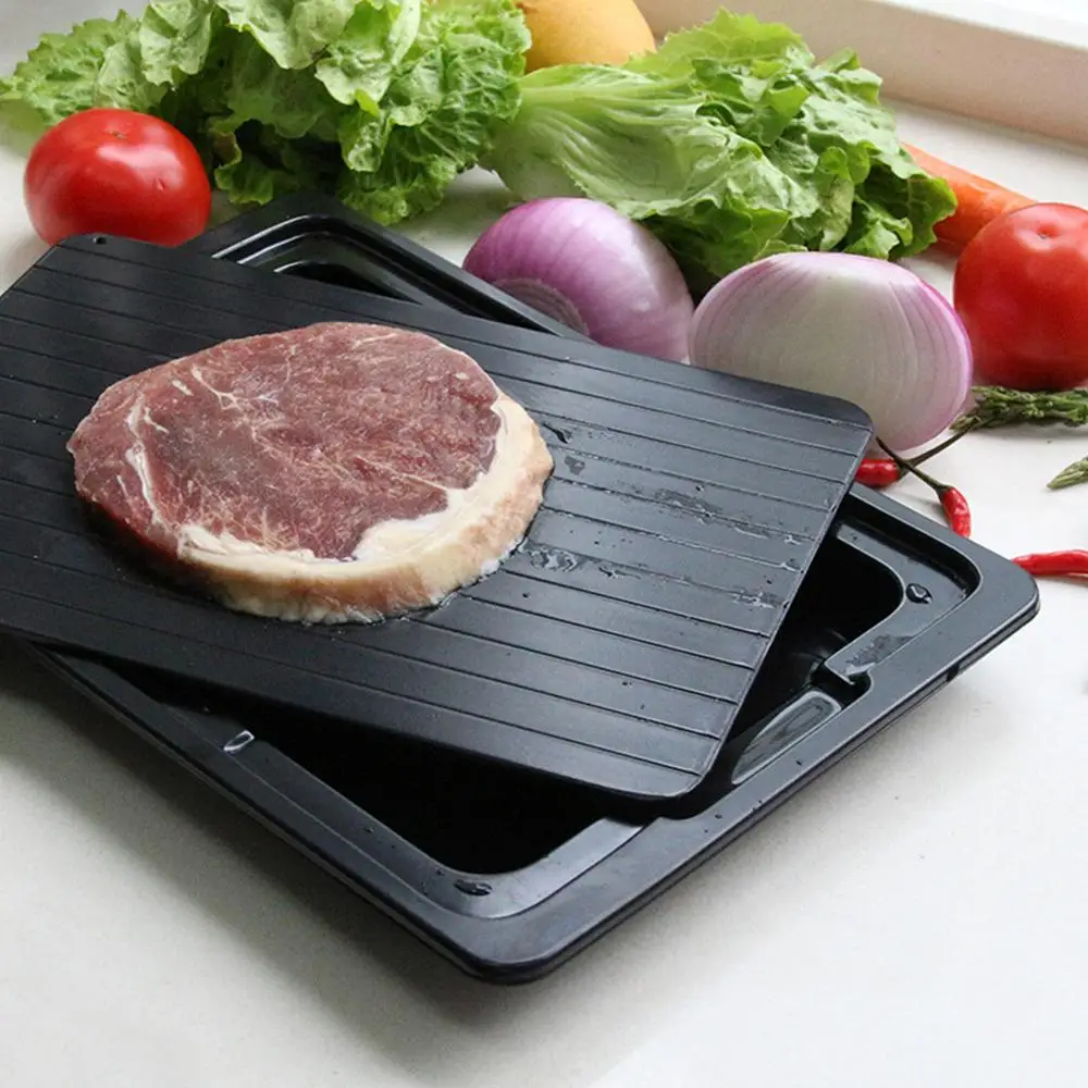 Fast Defrosting Tray planche decongelation Thaw Frozen Food Meat Fruit Quick Defrosting Plate Board Defrost Tray Kitchen Gadgets
Fast Defrosting Tray planche decongelation Thaw Frozen Food Meat Fruit Quick Defrosting Plate Board Defrost Tray Kitchen Gadgets