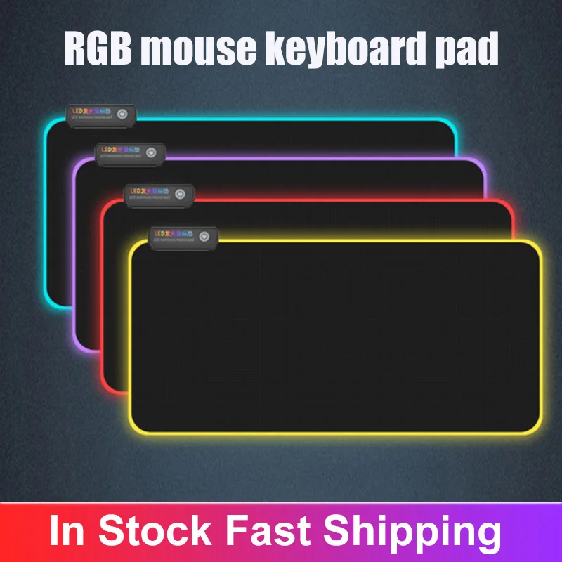RGB Luminous Gaming Mouse Pad Largesize/smallsize Glowing USB LED Keyboard Gamer Computer Mousepad Mat Waterproof Desk-mat
RGB Luminous Gaming Mouse Pad Largesize/smallsize Glowing USB LED Keyboard Gamer Computer Mousepad Mat Waterproof Desk-mat