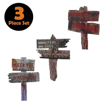 Halloween Decorations Yard Signs Stakes Beware Props Outdoor Decor Party Supplies Party & Holiday DIY Decoration haloween props
Halloween Decorations Yard Signs Stakes Beware Props Outdoor Decor Party Supplies Party & Holiday DIY Decoration haloween props