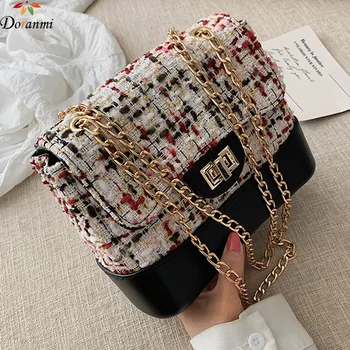 DORANMI Patchwork Shoulder Bags For Women 2019 Leather Autumn Crossbody Bag Female Flap Plaid Flaps Bolso Mujer CBB342
DORANMI Patchwork Shoulder Bags For Women 2019 Leather Autumn Crossbody Bag Female Flap Plaid Flaps Bolso Mujer CBB342