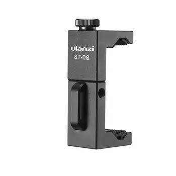 Phone Tripod Wireless Microphone Bracket Cellphone Clip with Universal Cold Shoe for LED Video Light Vlog Mount
Phone Tripod Wireless Microphone Bracket Cellphone Clip with Universal Cold Shoe for LED Video Light Vlog Mount