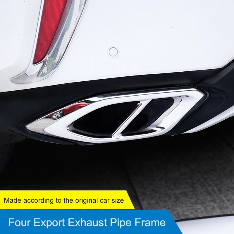 QHCP 1Pair Car Stainless Steel Rear Exhaust Pipe Cover For LEXUS RX300 200T 16-19 Tail Throat Decorative Frame Trim Sticker
QHCP 1Pair Car Stainless Steel Rear Exhaust Pipe Cover For LEXUS RX300 200T 16-19 Tail Throat Decorative Frame Trim Sticker