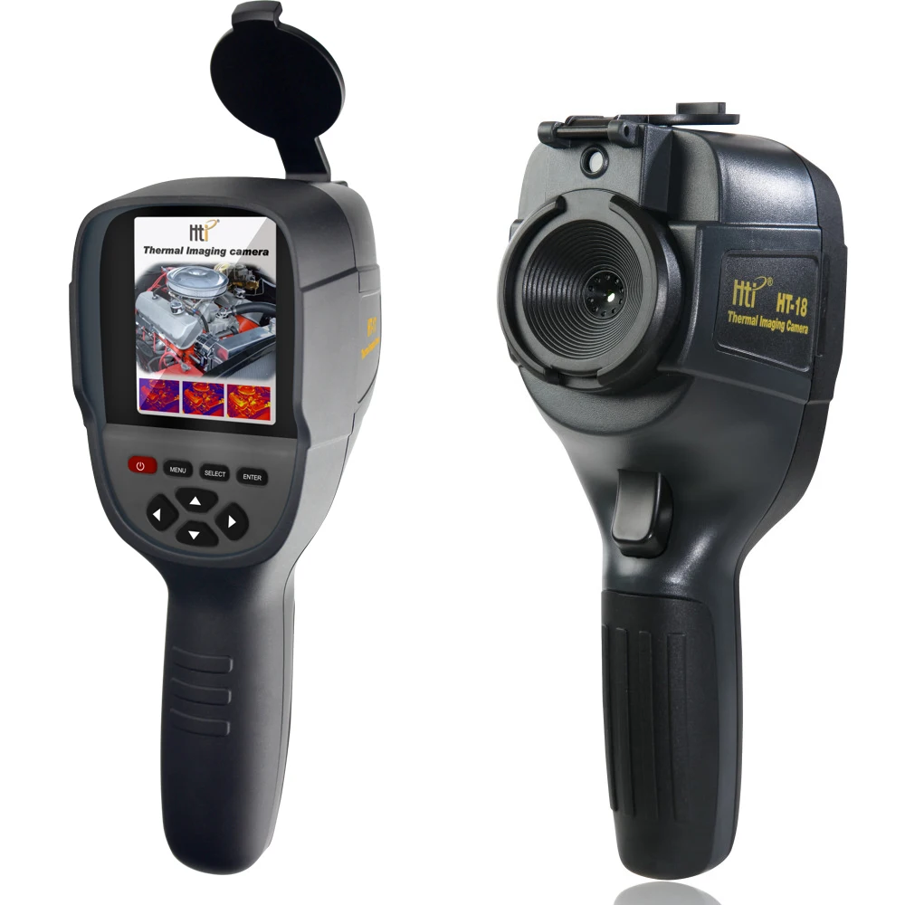HT-18 Handheld IR Digital Thermal Imager Detector Camera Infrared Temperature Heat with storage match Seek/FLIR Thermal
HT-18 Handheld IR Digital Thermal Imager Detector Camera Infrared Temperature Heat with storage match Seek/FLIR Thermal