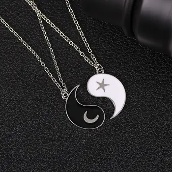 Individuality Couple Best Friends Joint Necklace Tai Chi Bagua Yin and Yang Pendant Necklace for women men gift
Individuality Couple Best Friends Joint Necklace Tai Chi Bagua Yin and Yang Pendant Necklace for women men gift