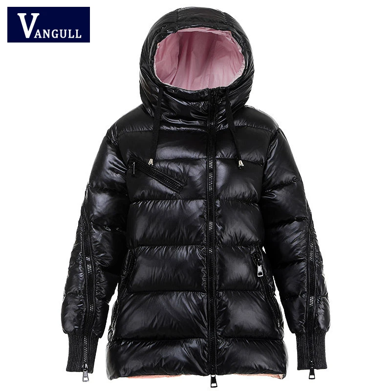 Vangull Winter Glossy Women Jacket Long Sleeve Hoodie Coat Autumn Casual Fashion New Thick Loose Zipper Solid Padded Outwears
Vangull Winter Glossy Women Jacket Long Sleeve Hoodie Coat Autumn Casual Fashion New Thick Loose Zipper Solid Padded Outwears