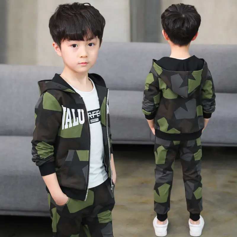 Kids Boy Clothes Sets 4-12Y Fashion Autumn 2pcs Printed Long Sleeve Pullover Tops Camouflage Pants
Kids Boy Clothes Sets 4-12Y Fashion Autumn 2pcs Printed Long Sleeve Pullover Tops Camouflage Pants