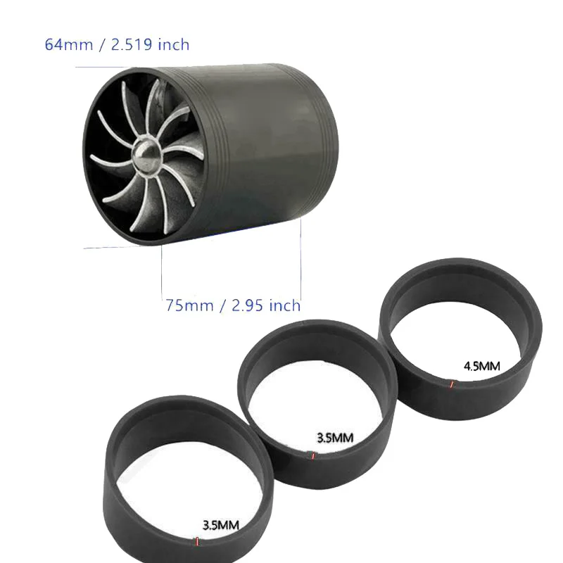 Supercharger Intake Turbine Dual Fan Saver Turbonator For BMW Mercedes Nissan
Supercharger Intake Turbine Dual Fan Saver Turbonator For BMW Mercedes Nissan