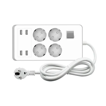 EU tpye Extention socket board and Power Strip multiple AC Outlets with USB Charger 1.8m cable for Computer TV Smartphone
EU tpye Extention socket board and Power Strip multiple AC Outlets with USB Charger 1.8m cable for Computer TV Smartphone