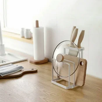 Knife Storage Rack Cutting Board Iron Draining Rack Multi-functional Kitchen Draining Rack
Knife Storage Rack Cutting Board Iron Draining Rack Multi-functional Kitchen Draining Rack