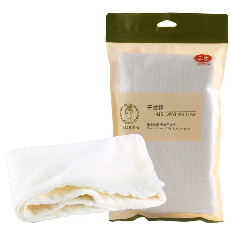 SEMBEM Dry Hair Cap Microfiber Shower Cap Absorbent Quick Drying Soft And Comfortable Thick Headcloth Factory Direct Selling
SEMBEM Dry Hair Cap Microfiber Shower Cap Absorbent Quick Drying Soft And Comfortable Thick Headcloth Factory Direct Selling