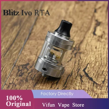 Original Blitz Ivo RTA Atomizer 2ml Tank Single Coil Building & Restricted Drip Tip for MTL Vaping E-cig Vaporizer Fit GEN S Mod
Original Blitz Ivo RTA Atomizer 2ml Tank Single Coil Building & Restricted Drip Tip for MTL Vaping E-cig Vaporizer Fit GEN S Mod