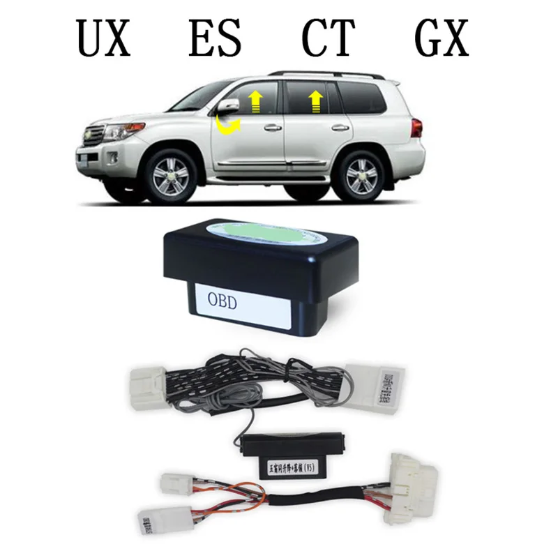 Intelligent window closer for Lexus UX CT ES GX automatic door closer automatic lock device OBD window closer Mirror folding
Intelligent window closer for Lexus UX CT ES GX automatic door closer automatic lock device OBD window closer Mirror folding