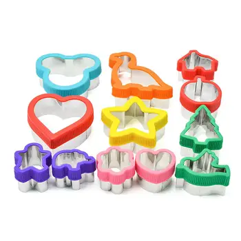 2019 Newest 12Pcs/Set Stainless Steel Cut Candy Biscuit Mold Hand Guard Cookie Molds Cake Vegetable Cooking Tool fondant cutter 
2019 Newest 12Pcs/Set Stainless Steel Cut Candy Biscuit Mold Hand Guard Cookie Molds Cake Vegetable Cooking Tool fondant cutter