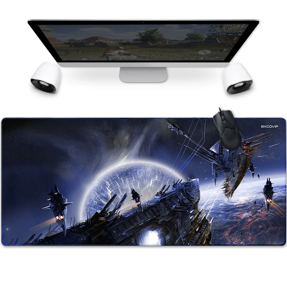 EXCO Stars War Gaming Mouse Pad Large Gamer Keyboard Mouse Mat Anti-Slip Locking Edge Computer Laptop Office Desk Pad 35.4*15.7"
EXCO Stars War Gaming Mouse Pad Large Gamer Keyboard Mouse Mat Anti-Slip Locking Edge Computer Laptop Office Desk Pad 35.4*15.7"