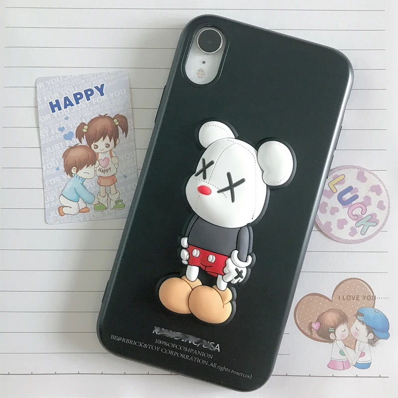 Kaw case for iPhone 11 xr 7 x 8 Plus silicone soft shell for apple 11 Pro Max XS Max 6 6s Cute carton 3D Violent bear Back Cover
Kaw case for iPhone 11 xr 7 x 8 Plus silicone soft shell for apple 11 Pro Max XS Max 6 6s Cute carton 3D Violent bear Back Cover