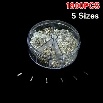 New 1900pcs Terminal Block Cold-Pressed Terminal Block Set Insulated Cable Lugs Wire End Sleeves Ferrules
New 1900pcs Terminal Block Cold-Pressed Terminal Block Set Insulated Cable Lugs Wire End Sleeves Ferrules