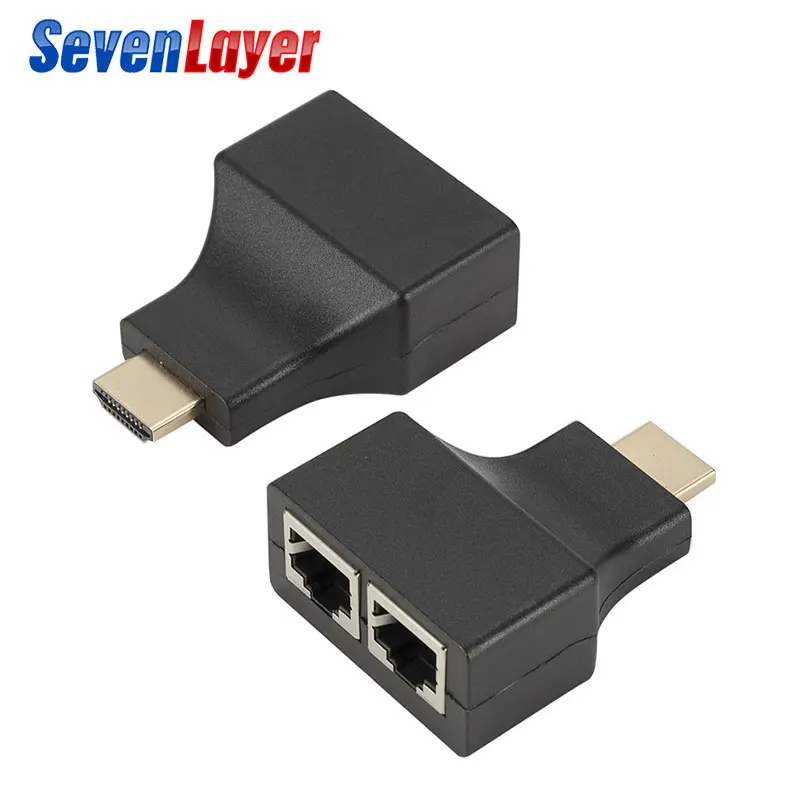 HDMI Dual RJ45 CAT5E CAT6 UTP LAN Ethernet HDMI Extender Repeater Adapter 1080P For HDTV HDPC PS3 STB 1 Pair
HDMI Dual RJ45 CAT5E CAT6 UTP LAN Ethernet HDMI Extender Repeater Adapter 1080P For HDTV HDPC PS3 STB 1 Pair