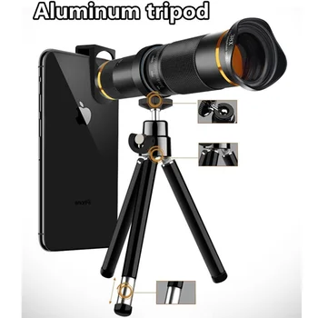 38X Telephoto Lens HD Monocular Telescope Phone Camera Lens for iPhone Android Cellphone Smartphone Mobile Len With Mini Tripod
38X Telephoto Lens HD Monocular Telescope Phone Camera Lens for iPhone Android Cellphone Smartphone Mobile Len With Mini Tripod