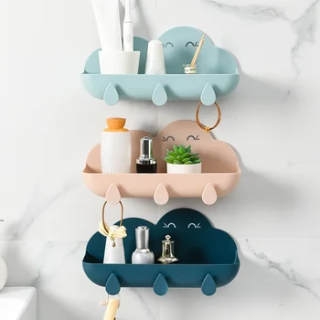 F560 Household Cloud Rack Kitchen Free Perforated Wall Mount Storage Rack Bathroom Multi-function Drain Rack
F560 Household Cloud Rack Kitchen Free Perforated Wall Mount Storage Rack Bathroom Multi-function Drain Rack