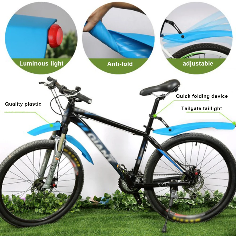 Bike Fender Bicycle Taillight fender Cycling Mountain Bike Mud Guards Mtb Mudguard 3 Colors Wings For Bicycle Bike Accessories
Bike Fender Bicycle Taillight fender Cycling Mountain Bike Mud Guards Mtb Mudguard 3 Colors Wings For Bicycle Bike Accessories