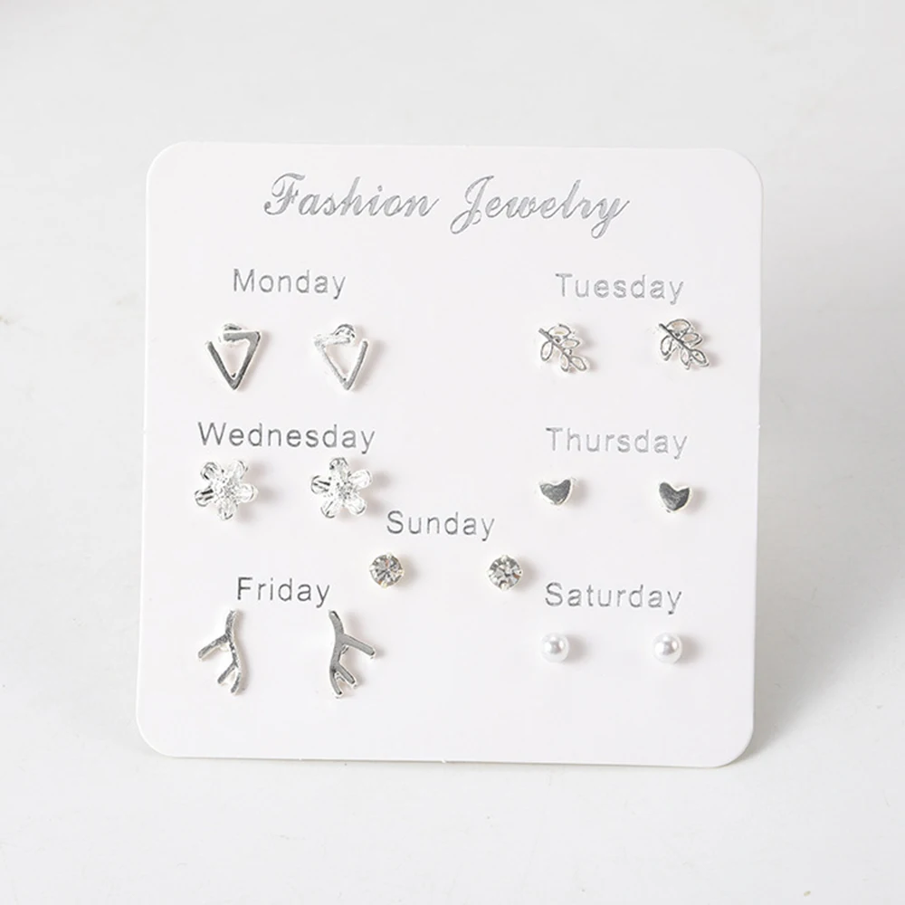 2020 Earing Earings Korea Small Whales Planet Stars Pearl Triangle Flowers Branch Maple Leaf Notes Deck Stud Earrings In A Week
2020 Earing Earings Korea Small Whales Planet Stars Pearl Triangle Flowers Branch Maple Leaf Notes Deck Stud Earrings In A Week