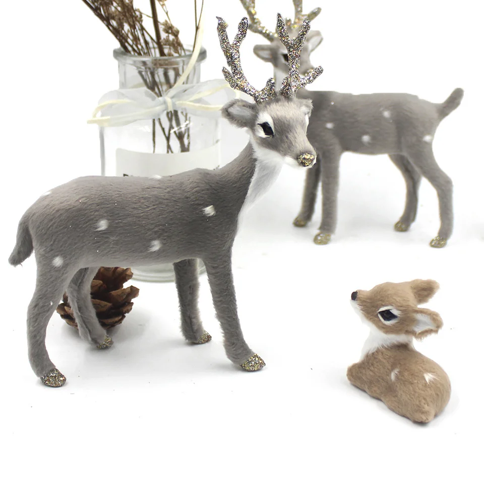 

Simulation Cute Sound Attract Kids Attention Furry Deer/Chick Lifelike Plush Elk/Chicken Kids Christmas Toy Gift Navidad Decor