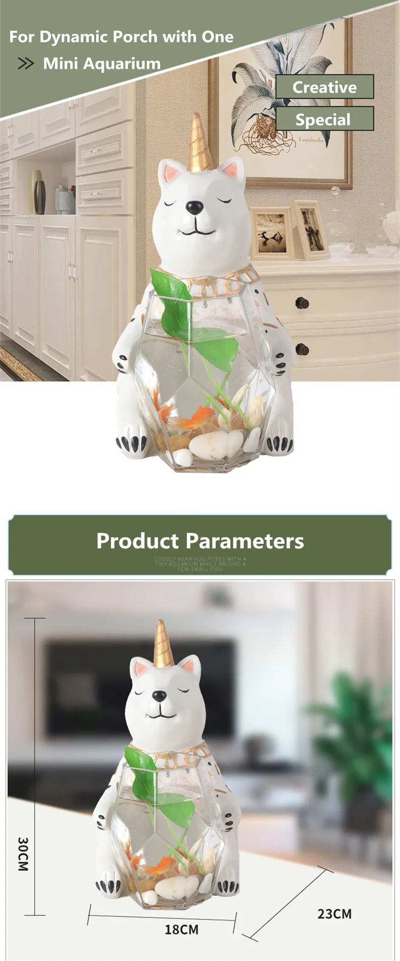 6 2019 New Arrival Mini Fish Bowl Japanese Simple Style Creative Aquarium Office Mini Fish Tank Betta Fish Fighting Cylinder