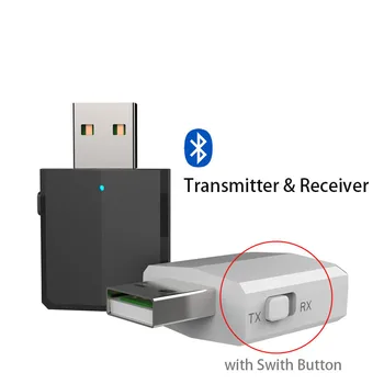 Cool Bluetooth 5.0 Audio Receiver Transmitter Mini 3.5mm Jack AUX USB Stereo Music Wireless Adapter For TV Car PC Headphones
Cool Bluetooth 5.0 Audio Receiver Transmitter Mini 3.5mm Jack AUX USB Stereo Music Wireless Adapter For TV Car PC Headphones