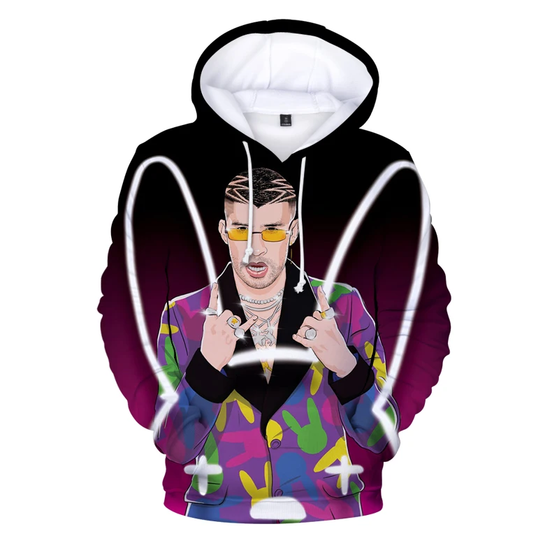 Bad Bunny Printed Hip Hop Hoodies Sweatshirts Crewneck Sweatshirt Vintage Oversized Aesthetic Hoodie Hiphop Hooded Pullover Tops
Bad Bunny Printed Hip Hop Hoodies Sweatshirts Crewneck Sweatshirt Vintage Oversized Aesthetic Hoodie Hiphop Hooded Pullover Tops