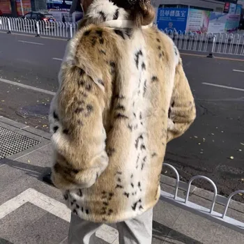 Mink Coat Faux Fur Jacket Women Winter High Quality Leopard Print Warm Overcoat Artificial Fur Coat Plush Jacket Femme Veste
Mink Coat Faux Fur Jacket Women Winter High Quality Leopard Print Warm Overcoat Artificial Fur Coat Plush Jacket Femme Veste