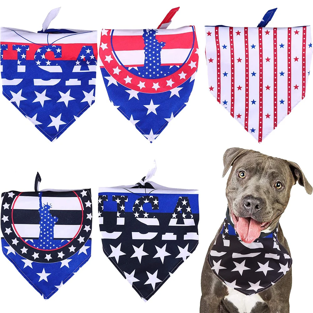 Dog Bandanas for 4th of July Independence Day fits Medium to Large Dogs Reversible Pet Bandanas Accessories Bibs Kerchief Set
Dog Bandanas for 4th of July Independence Day fits Medium to Large Dogs Reversible Pet Bandanas Accessories Bibs Kerchief Set