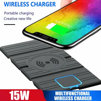 CR-018 Wireless Fast Charger 15W Silicone Foldable Smart Sensor Anti-radiation Anti-slip Wireless Charging for iPhone Pad Phone
CR-018 Wireless Fast Charger 15W Silicone Foldable Smart Sensor Anti-radiation Anti-slip Wireless Charging for iPhone Pad Phone