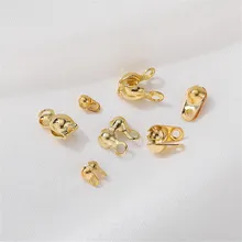 14K gold bag bead button side bag button DIY pearl loose bead end button jewelry material bag accessories
14K gold bag bead button side bag button DIY pearl loose bead end button jewelry material bag accessories