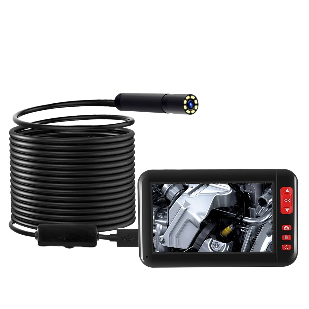 1 Set of LCD Display 8MM 1080P LED Light Snake Scope Digital Video Inspection Endoscope Camera Borescope for Car A20
1 Set of LCD Display 8MM 1080P LED Light Snake Scope Digital Video Inspection Endoscope Camera Borescope for Car A20