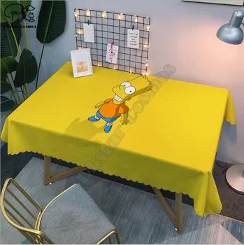 Simpson Tablecloth 3D printed Square/Rectangular Dust-proof Table Cover Party Home Decor TV Covers
Simpson Tablecloth 3D printed Square/Rectangular Dust-proof Table Cover Party Home Decor TV Covers