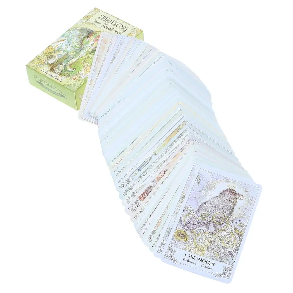 Oracle spirit song Tarot Deck Tarot Oracle Card Board Deck Games Palying Cards For Party Game
Oracle spirit song Tarot Deck Tarot Oracle Card Board Deck Games Palying Cards For Party Game