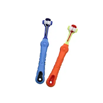 Dog Pets Toothbrush Teeth Cleaning Three Head Dogs Toothbrush Non-slip Handle Perfect Teeth Care Products Cleaning Mouth
Dog Pets Toothbrush Teeth Cleaning Three Head Dogs Toothbrush Non-slip Handle Perfect Teeth Care Products Cleaning Mouth