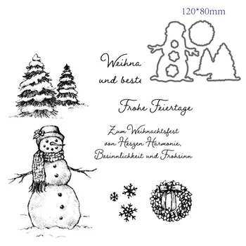 German word 2020 3D New snowman Metal Cutting Dies and Scrapbooking For Paper Making Birthday Embossing Card Craft Stamps Set
German word 2020 3D New snowman Metal Cutting Dies and Scrapbooking For Paper Making Birthday Embossing Card Craft Stamps Set