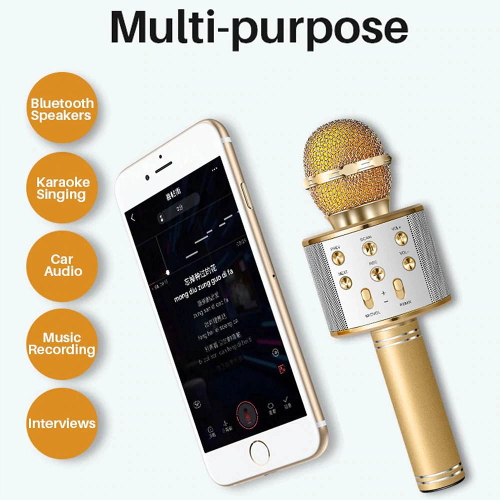 WS 858 wireless USB microphone professional condenser karaoke mic bluetooth stand radio mikrofon studio recording WS858
WS 858 wireless USB microphone professional condenser karaoke mic bluetooth stand radio mikrofon studio recording WS858