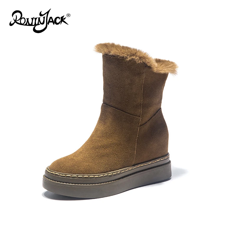 Snow Boots Women Two Styles Hot Platform Boots Sude Winter Plush Female Warm Non Slip Botas Mujer 2019 Booties Women Boots
Snow Boots Women Two Styles Hot Platform Boots Sude Winter Plush Female Warm Non Slip Botas Mujer 2019 Booties Women Boots