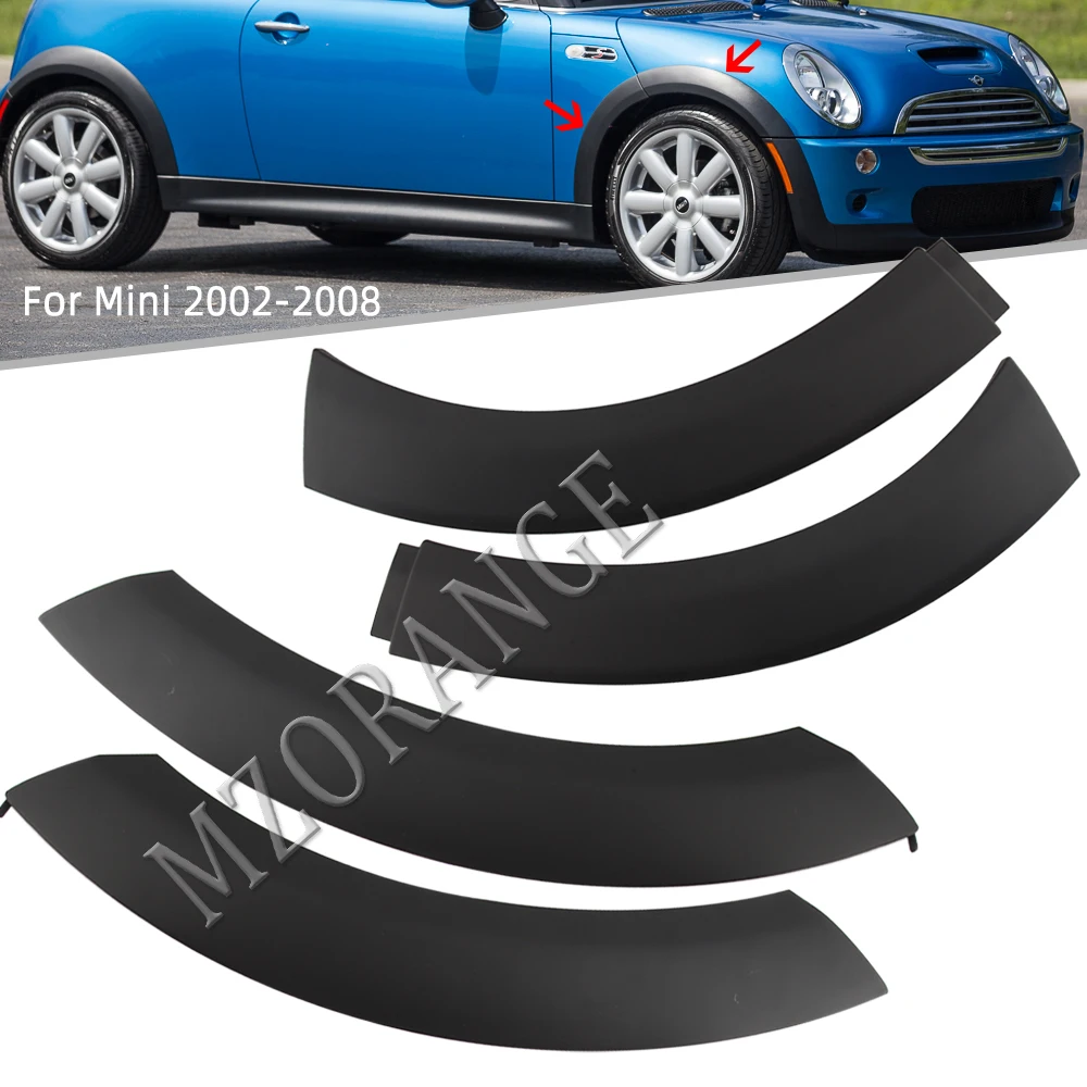 Для Mini Cooper 2002-2008 4 шт. колесная арка верхнее крыло для BMW мини инструмент крышки