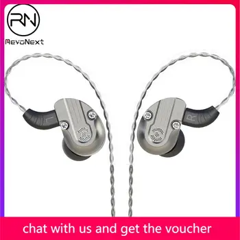 RevoNext NEX202 in Ear Monitor Dual Driver Earphone 1DD+1BA Aluminum Alloy Shell HiFi Earbuds Headset Upgraded Detachable Cables
RevoNext NEX202 in Ear Monitor Dual Driver Earphone 1DD+1BA Aluminum Alloy Shell HiFi Earbuds Headset Upgraded Detachable Cables